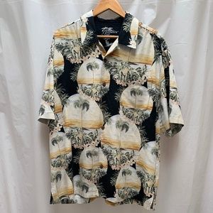 Jamaica Jaxx Silk Hawaiian Shirt size XL EUC